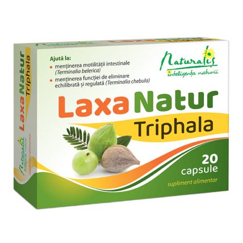 LaxaNatur Triphala, 20 capsule, Naturalis