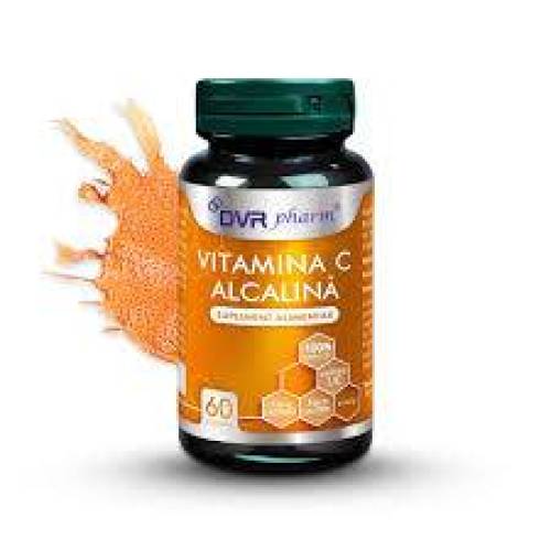 Vitamina C alcalina, 30 capsule, DVR Pharm