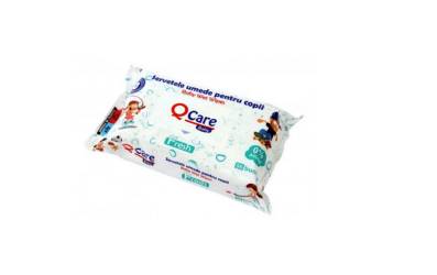 Qcare Baby servetele umede pentru copii fresh 56 bucati