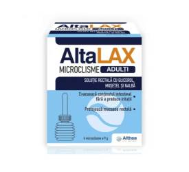 Alphalax Microclisme cu glicerol, musetel si nalba pentru adulti 6 unidoze