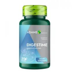 Digestime, 20 capsule – Supliment cu enzime digestive pancreatice, Adams