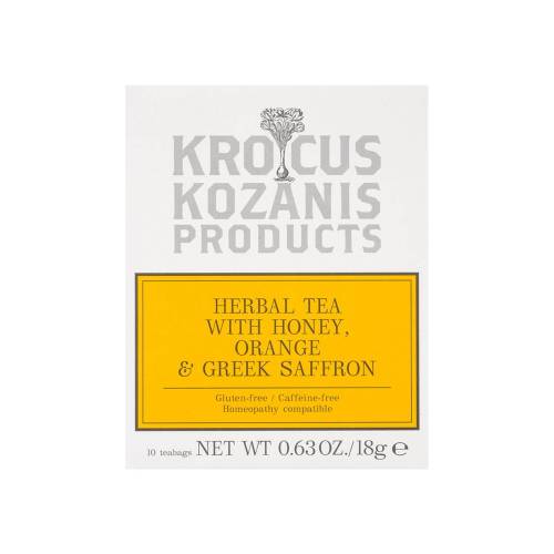 Ceai cu miere, portocal si sofran, 18g - Krokos Kozanis