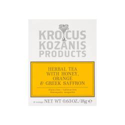 Ceai cu miere, portocal si sofran, 18g - Krokos Kozanis