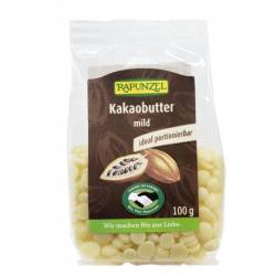 Unt de cacao dezodorizat, eco-bio, 100g - Rapunzel