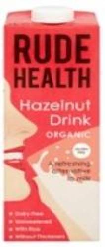 Lapte vegetal organic din alune, 1L - Rude Health