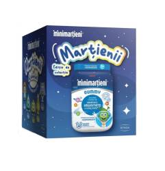Minimartieni Gummy Imunactiv Vitamina C, Zinc si Echinacea 60 jeleuri + Breloc
