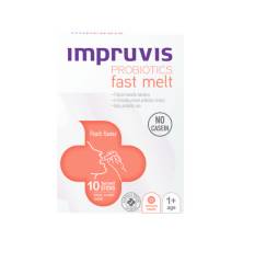 Impruvis Probiotic Fast Melt cu aroma de piersica 10 plicuri