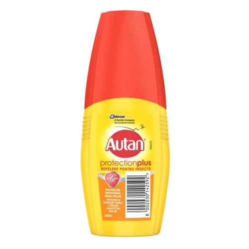 Repelent pentru insecte Autan Protection Plus, lotiune spray, 100 ml