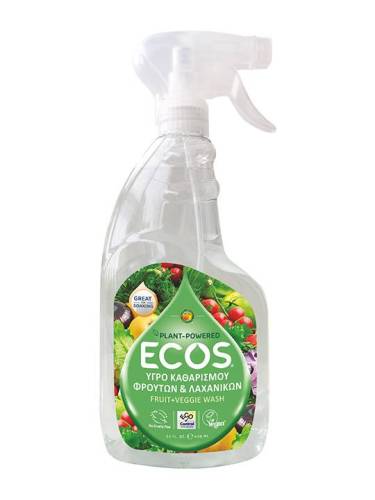 Solutie pentru spalarea fructelor si legumelor, 650 ml, Ecos
