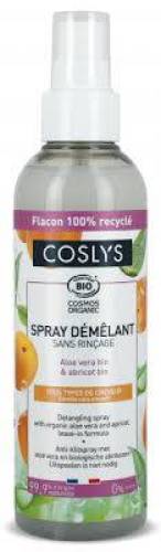 Spray pentru descalcire fara clatire, pentru toata familia, cu aloe vera si caise, format calatorie, 100 ml, Coslys