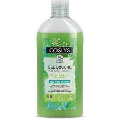 Gel de dus revigorant, cu menta si canepa, format calatorie, 75 ml, Coslys