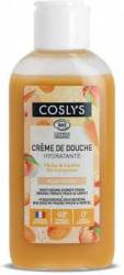 Crema de dus hidratanta, cu piersici si morcovi, format calatorie, 75 ml, Coslys