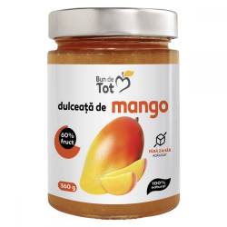 Dulceata de mango, 100% NATURAL, fara zahar, 360g - Dacia Plant