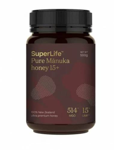 Miere de Manuka UMF15+, MGO514+, 500g - Superlife
