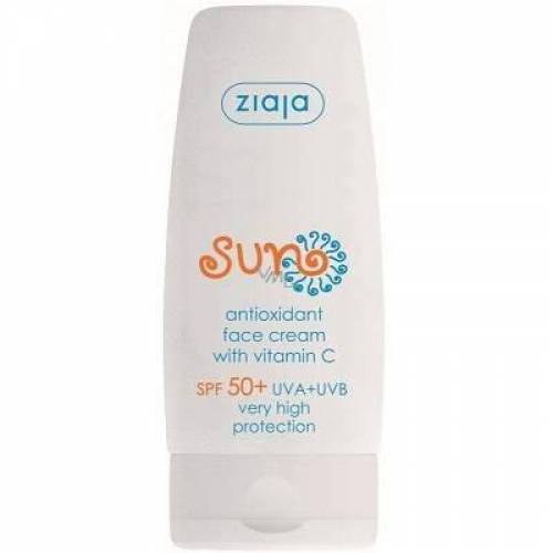 Crema de fata pentru protectie solara, SPF50, 50ml - Ziaja