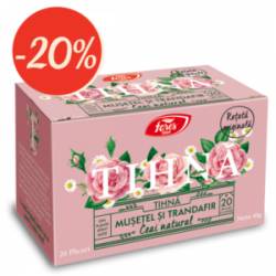 Tihna, ceai de musetel si trandafir, 20plicuri - Fares