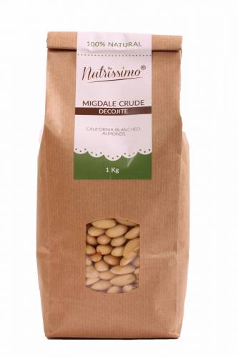 Migdale crude decojite, 1kg - Nutrissimo
