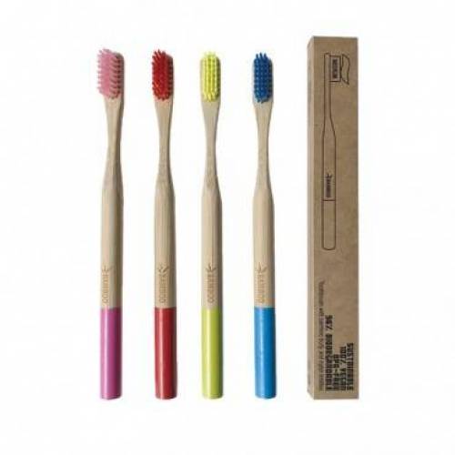 Periuta de dinti din bambus, Medium, 1buc - Bio Essenze
