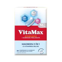 VITAMAX MAGNEZIU 3 IN 1 30 COMPRIMATE