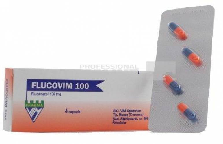 FLUCOVIM 100 x 4 CAPS. 100mg VIM SPECTRUM SRL