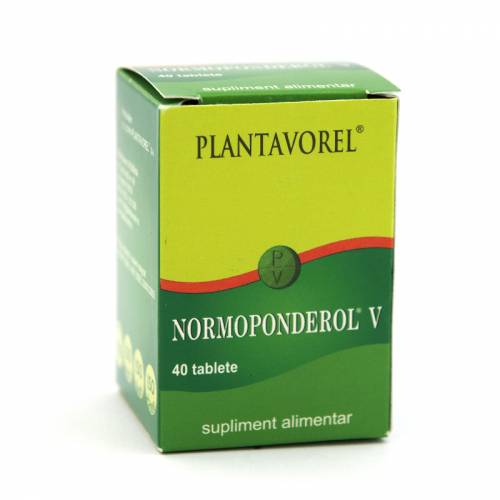 Normoponderol, 40 comprimate
