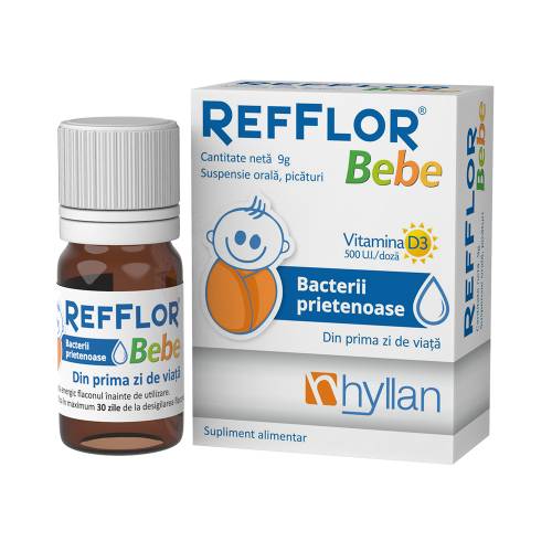 Refflor Bebe Suspensie Orala, 9 gr, Hyllan