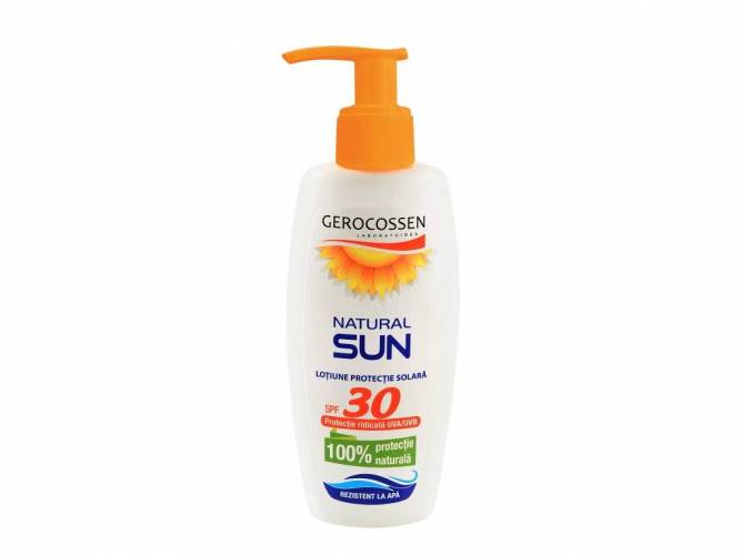 Lotiune cu protectie solara SPF 30 Natural Sun, 200ml - Gerocossen