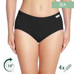 FemiEko Chiloti menstruali din bumbac organic/negru L - 1 pereche