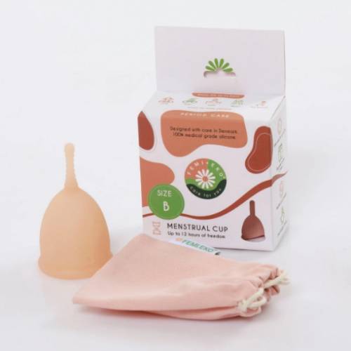 FemiEko Cupa menstruala – marimea B – Powder - 1 bucata