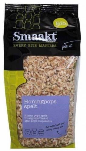 Grau spelta expandat cu miere, eco-bio, 150g - Smaakt