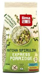 Porridge Express cu matcha si spirulina fara gluten, eco-bio, 350g - Lima