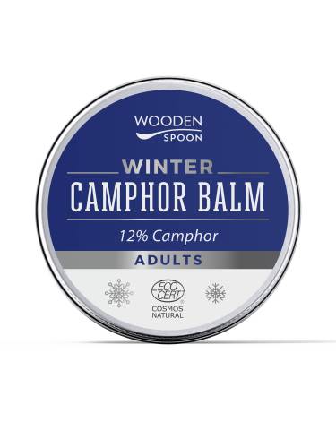 Balsam de iarna cu camfor 12% pentru adulti, eco-bio, 60 ml, Wooden Spoon