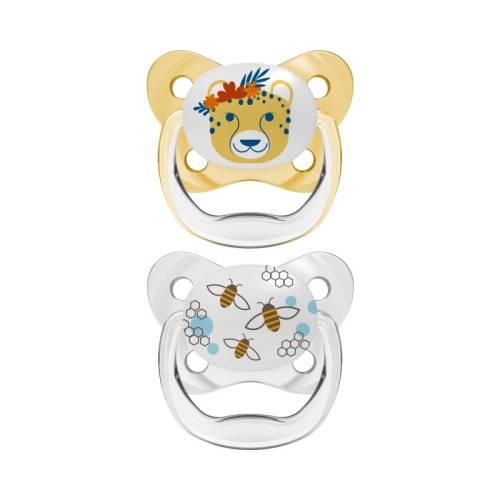 Suzeta Nivel 2 design fluture culori asortate, 2 bucati, Dr. Brown's