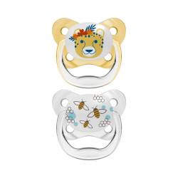 Suzeta Nivel 2 design fluture culori asortate, 2 bucati, Dr. Brown's