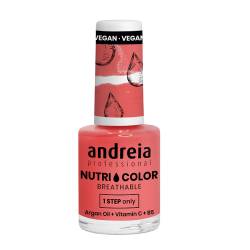 Lac de unghii Nutri Color Care&Color NC15, 10,5ml, Andreia Professional