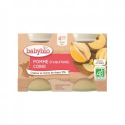 Piure de mere si gutui, 2 x 130g, BabyBio