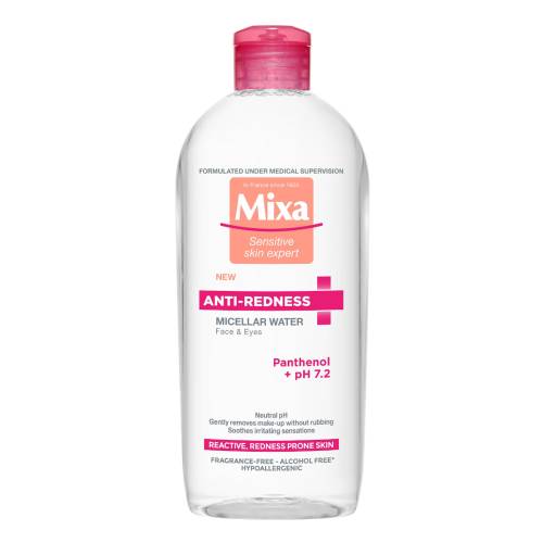 Apa micelara pentru pielea reactiva predispusa la iritatii si roseata, 400ml, Mixa