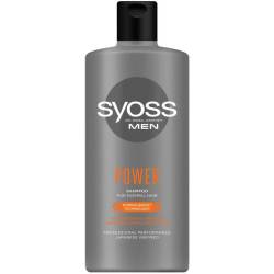 Sampon pentru barbati Power, 440ml, Syoss