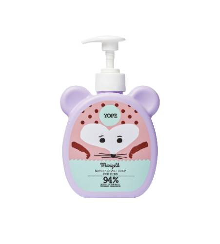 Sapun de maini natural cu galbenele pentru copii, 400ml, Yope
