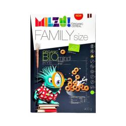 Cereale cu secara inele cu miere bio, 400g, Milzu