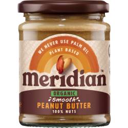 Unt de arahide bio, 280g, Meridian