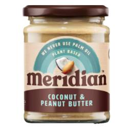 Unt de arahide cu cocos, 280g, Meridian