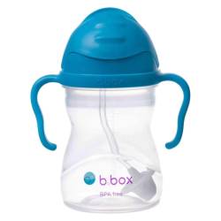Cana cu pai 6+ luni Albastru Cobalt, 240ml, Bbox