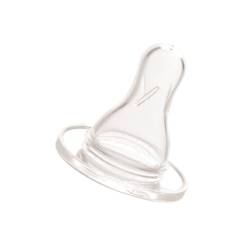 Tetina din silicon rotunda pentru +3 luni 302, 1 bucata, Bebe D' Or