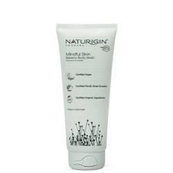 Gel de dus cu afine Bilberry Body Wash Mindful Skin, 200ml, Naturigin