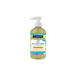 Gel bio pentru spalare pe maini fara sapun, cu extract de lamaie si lavanda, 300ml, Coslys
