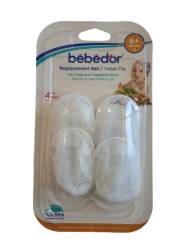Set rezerve sita pentru fructe si legume de la +6 luni 586, 4 bucati, Bebe D' Or