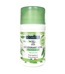 Deodorant bio proaspat cu parfum de ceai verde si menta, 50ml, Coslys