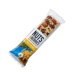 Baton crocant ECO cu nuci stafide curmale si susan Mediteran, 40g, Nuts & Berries