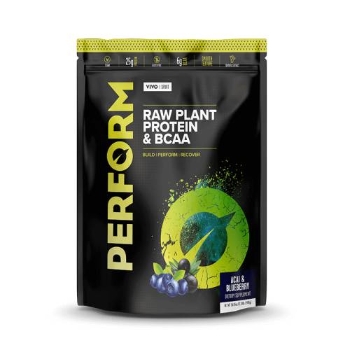 Proteine vegetale si BCAA cu aroma de Acai si Afine Perform, 988g, Vivo
